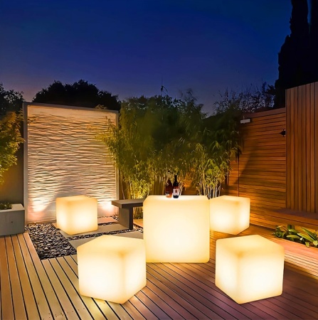 Светильник Куб 43 с питанием от АКБ, RGB Светильник Куб 43 с питанием от АКБ, RGB